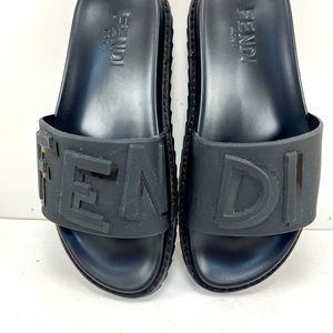 Fendi Sliders / Flip Flops. Women’s size 7. (Runs big). No box or dust bag